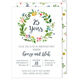 White Bud Wreath Invitations Image 6 of 6